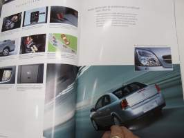 Opel Vectra 2002 -myyntiesite / sales brochure