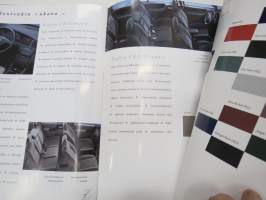 Opel Zafira 1999 -myyntiesite / sales brochure