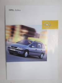 Opel Zafira 2003 -myyntiesite / sales brochure