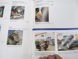 New Holland traktori 100-160 HV lisävarusteita -myyntiesite / sales brochure, tractor accessories