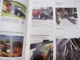 New Holland traktori 60-95 HV lisävarusteita -myyntiesite / sales brochure, tractor accessories