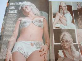 Jallu 1964 nr 10 Kansikuva Eija Stenudd, Ingela Brender, Hampurin Reeperbahn, Villit ja valeat viikinkipimut, Amerikan seksikutsut - vaihtojuhlat, Valkoinen - Musta