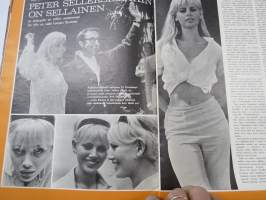 Jallu 1964 nr 10 Kansikuva Eija Stenudd, Ingela Brender, Hampurin Reeperbahn, Villit ja valeat viikinkipimut, Amerikan seksikutsut - vaihtojuhlat, Valkoinen - Musta