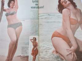 Jallu 1964 nr 10 Kansikuva Eija Stenudd, Ingela Brender, Hampurin Reeperbahn, Villit ja valeat viikinkipimut, Amerikan seksikutsut - vaihtojuhlat, Valkoinen - Musta