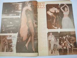 Jallu 1965 nr 12, Beirut yöllä, Seksi viihtyy kongresseissa, Moskovassa puolen yön jälkeen, Pastorinrouva Burnett, Anna Vyrybova, Taina Beryll, Pelikasinot, Jayne...