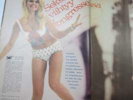 Jallu 1965 nr 12, Beirut yöllä, Seksi viihtyy kongresseissa, Moskovassa puolen yön jälkeen, Pastorinrouva Burnett, Anna Vyrybova, Taina Beryll, Pelikasinot, Jayne...