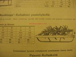 Rullaäkeitä -myyntiesite v. 1911