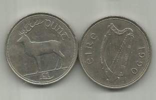 Irlanti 1 Pound 1990-94 kolikko