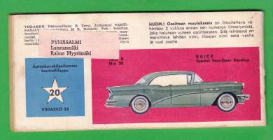 Viidakko 1956 N:o 25. Lehden toinen painovuosi.