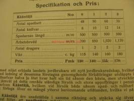 Lapioäes kääntäjä -myyntiesite v. 1912
