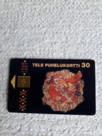 Puhelinkortti : kyläjuhlasta maailman  kyläksi. Kaustinen folk musik festival 1997.Kansanperinnettä  tai musikkitapahtumia keräävälle mukava lisä