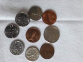 Kolikoita aloittelijalle  numismatiikassa  USA:sta 9kpl