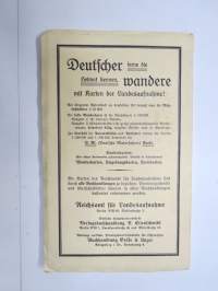 Reichskarte  - Einheitsblatt 25 (Rummelsburg i. Pom. - Publitz - Pollnow), einfarbig, 1:100 000, &quot;Eigentum der Kriegsakademie Kartenstelle&quot; -leimaus