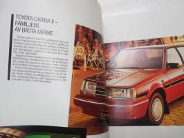 Toyota Carina II -myyntiesite, ruotsinkielinen / sales brochure, in swedish