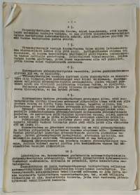 Puunkorjuusta Lapissa sääntöjä, ohjeita, karttoja ja leimakirveitä 1940-luvulta