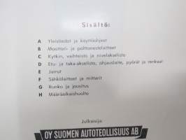 Sisu B-63 ST Linja-auto Käyttöohjeet ja määräaikaishuolto / käyttöohjekirja, julkaisu 52/359