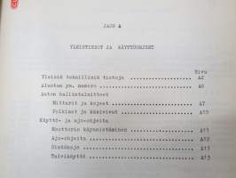 Sisu B-63 ST Linja-auto Käyttöohjeet ja määräaikaishuolto / käyttöohjekirja, julkaisu 52/359