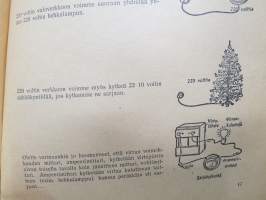 Sähkötekniikkaa kuvina - Jokamiehen sähköoppi -havainnollistettu esitus sähköstä ja sen ominaisuuksista, käytöstä, mittaamisesta yms.
