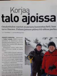 Meidän talo 1/ 2011.Lumitöistä  hormeihin, keskuspölyimurista  rakennuksen  ensisöintiin jne.