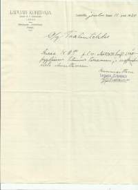 Lapuan Konepaja Lapua 1930 - firmalomake