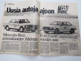 Tuulilasi 1981 nr 1, Paras pakkasöljy?, Dieselmaasturivertailu, Audi rallitalli, Mazda 323, München kilpa-autonäyttely, &quot;Mutterikurssi&quot;, Scania Bulldog-mallisto, ym.