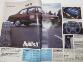 Tuulilasi 1984 nr 10, Saab 90, Opel Kadett, Mazda 626, Talvirengastesti, Köln moottoripyöränäyttely, Lokari Laine - tähtäimessä autonvalmistus, Kafi Future 481, ym.