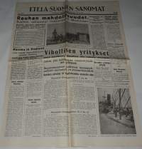 Etelä-Suomen sanomat maaliskuun 12. p:nä 1940 Näköispainos sodan lehdet