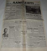 Aamulehti  toukokuun 7. p:nä 1945 Näköispainos sarjat sodan lehdet