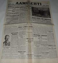 Aamulehti  toukokuun 7. p:nä 1945 Näköispainos sarjat sodan lehdet