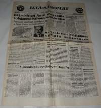 Ilta-sanomat syyskuun 15. p:nä 1944 Näköispainos sodan lehdet