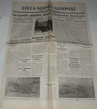 Etelä-Suomen sanomat kesäkuun 4. p:nä 1942 Näköispainos sodan lehdet