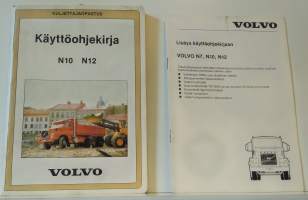 Volvo N10 N12 Käyttöohjekirja + lisäys käyttöohjekirjaan