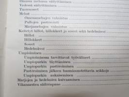 Säilöönpanoaapinen, elintarvikkeiden säilönnän ja säilykevalmistuksen perustiedot