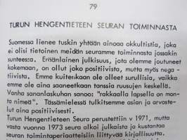 Musta Magia II - osa 2 - Turun Hengentieteen Seura - Peter (Pekka) Siitoin -Pekka Siitoin tuotantoa, näköispainos