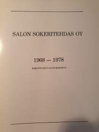 Salon Sokeritehdas Oy 1918-1968