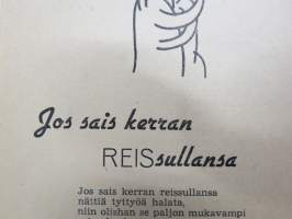 Lauluja 1945, sis. mm. CäCi, Tupa-Uunon laulu, Arbeitsfrontstimmungen, Mannakorven mailla, Internationale, &quot;Fasistilaulu&quot;, ym.  -laulukirja / song book