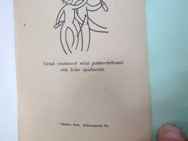 Lauluja 1945, sis. mm. CäCi, Tupa-Uunon laulu, Arbeitsfrontstimmungen, Mannakorven mailla, Internationale, &quot;Fasistilaulu&quot;, ym.  -laulukirja / song book