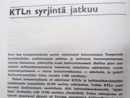 Kulttuurivihkot 1976 nr 5 - Kulttuurityöntekijäin Liitto ry julkaisu, Kristiina Halkola, Pentti Saaritsa, Ykspihlajan työväennäyttämö, KTLn syrjintä jatkuu, ym.