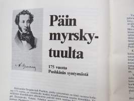 Kulttuurivihkot 1974 nr 4 - Kulttuurityöntekijäin Liitto ry julkaisu, Pushkinin runoja, ETYK, Matti Saanio, Alfredo Varela, TEnnilä - toisenlaista Pohjolaa, ym.
