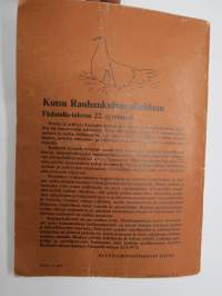 Kulttuurivihkot 1974 nr 4 - Kulttuurityöntekijäin Liitto ry julkaisu, Pushkinin runoja, ETYK, Matti Saanio, Alfredo Varela, TEnnilä - toisenlaista Pohjolaa, ym.