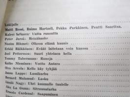 Kulttuurivihkot 1976 nr 8 - Kulttuurityöntekijäin Liitto ry julkaisu, Tommy Taberman, Matti Rossi, Kalevi Seilonen, Oiva Arvola, Jaana Lappo, Joel Pettersson, ym.