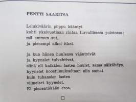 Kulttuurivihkot 1976 nr 8 - Kulttuurityöntekijäin Liitto ry julkaisu, Tommy Taberman, Matti Rossi, Kalevi Seilonen, Oiva Arvola, Jaana Lappo, Joel Pettersson, ym.