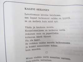 Kulttuurivihkot 1976 nr 8 - Kulttuurityöntekijäin Liitto ry julkaisu, Tommy Taberman, Matti Rossi, Kalevi Seilonen, Oiva Arvola, Jaana Lappo, Joel Pettersson, ym.