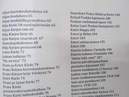 Esterin kirja - äitini Esterin ja isäni Arvin sekä heidän sukujensa muistoksi (Vesilahti)