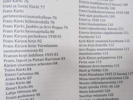 Esterin kirja - äitini Esterin ja isäni Arvin sekä heidän sukujensa muistoksi (Vesilahti)