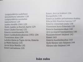 Esterin kirja - äitini Esterin ja isäni Arvin sekä heidän sukujensa muistoksi (Vesilahti)