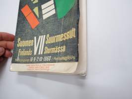 Suomen VII Suurmessut - Finlands Stormässä, Helsinki 1960 -luettelo / messujulkaisu