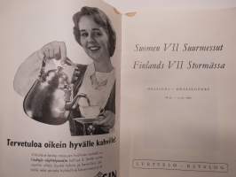 Suomen VII Suurmessut - Finlands Stormässä, Helsinki 1960 -luettelo / messujulkaisu