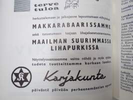 Suomen VII Suurmessut - Finlands Stormässä, Helsinki 1960 -luettelo / messujulkaisu