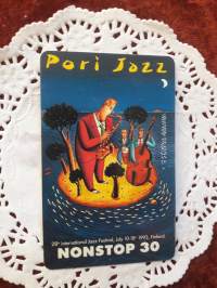 Puhelinkortti : Pori Jazz 1993. Dising A&amp;E. Artist Loustall
